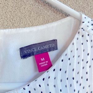 Vince CAMUTO polka dote blouse NWOT